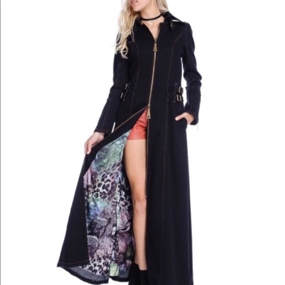 Tov Holy Denim Duster Coat. Back in Stock - Picture 3 of 7